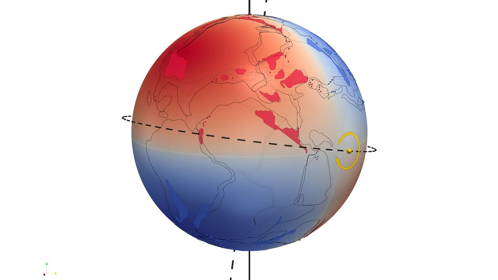 Ancient shorelines show Earth tipped on its spin axis