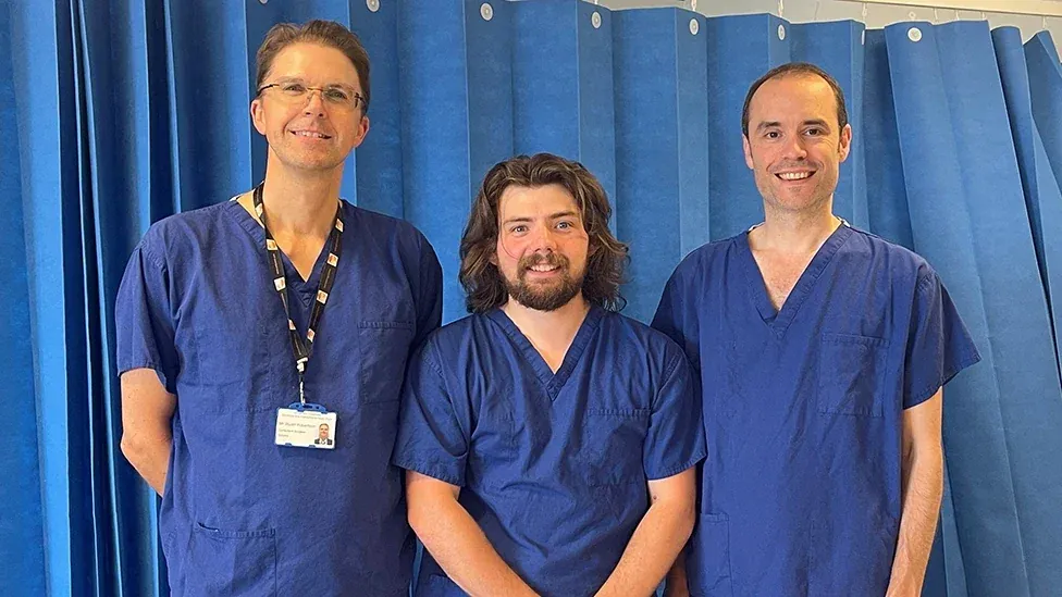 Doctoral researcher Alex Newman led the development of a miniature magnetic sensor designed to track spreading cancer.