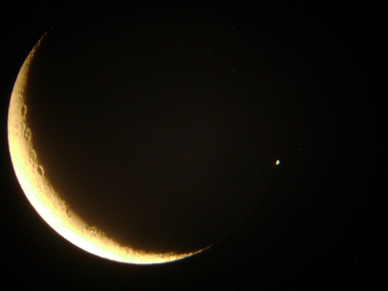Jupiter will vanish behind the crescent moon across eastern North America