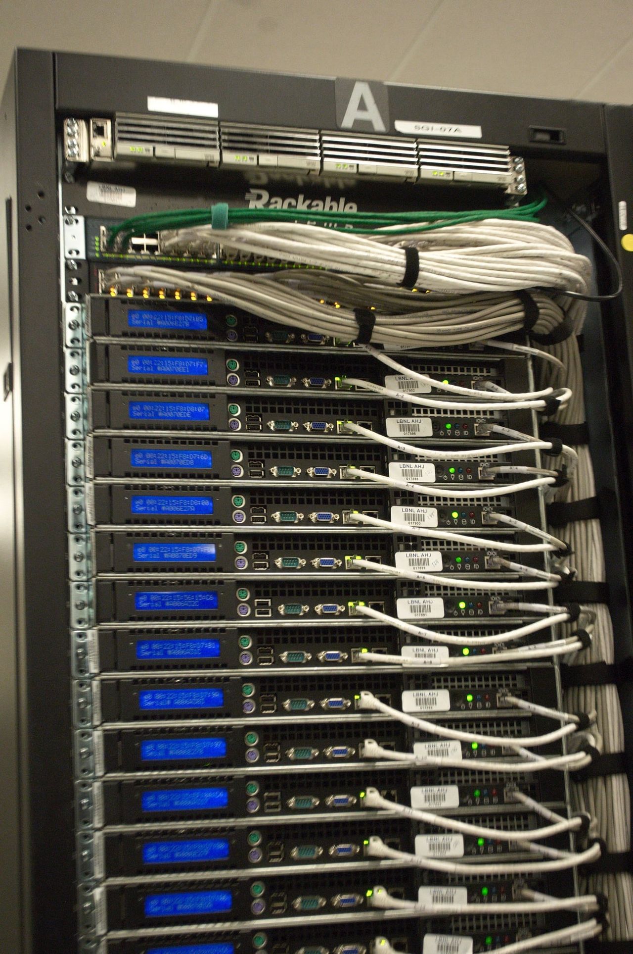 Server hardware like this represents the compute capacity that has become a central economic input for technology companies making significant hardware purchases.