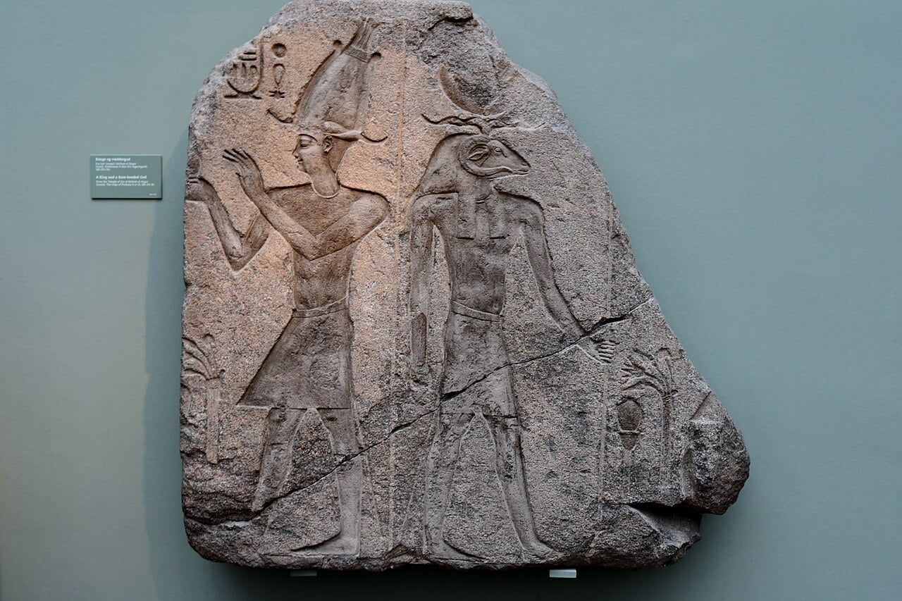 Two monumental statues of Ramesses II emerge from northern Egyptian farmland