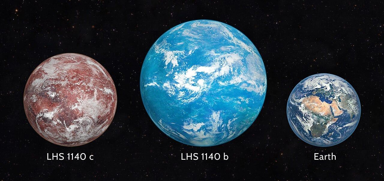 A rocky habitable-zone super-Earth shows signs of an escaping atmosphere
