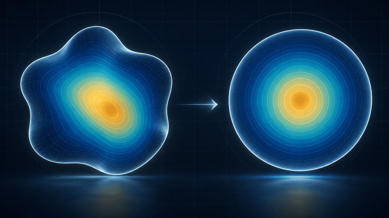 A circular drumhead sets the sharp pitch benchmark for acoustic shapes