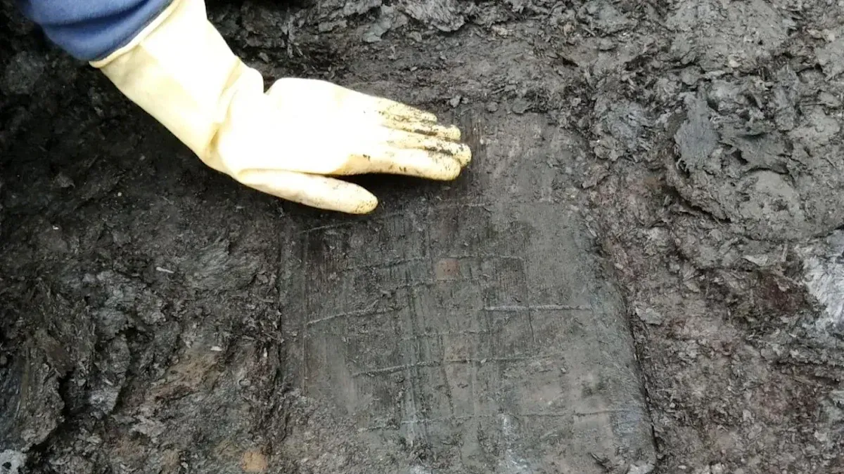 Medieval Russian bread shovel doubled as an eleventh century board game