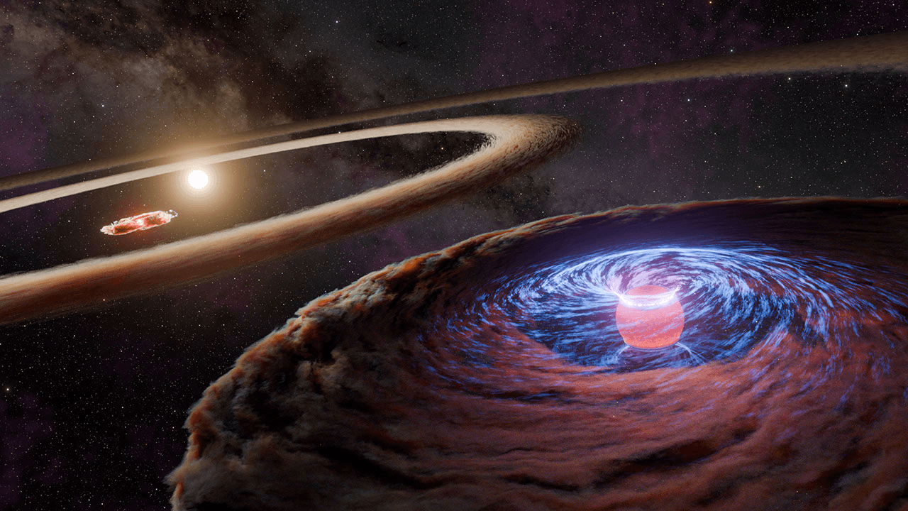An exoplanet under one million years old challenges planetary formation timelines
