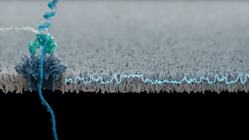 Tiny mineral deposits allow synthetic nanopores to read molecules autonomously